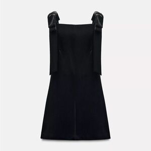 Zara Velvet Bows Dress